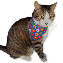 Load image into Gallery viewer, Cat Bandana - Flower Power