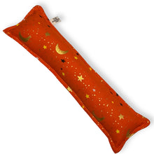 Load image into Gallery viewer, Rattle Catnip Kicker Toy - Metallic Celestial on Orange
