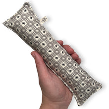 Load image into Gallery viewer, Rattle Catnip Kicker Toy - Black & Gray Gingham Spiders
