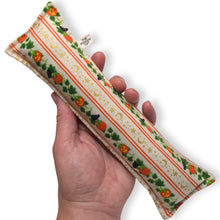 Load image into Gallery viewer, Rattle Catnip Kicker Toy - Pumpkin Patch Metallic on Natural