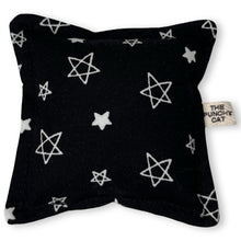 Load image into Gallery viewer, The Punchy Pillow - Sketchy Stars on Black