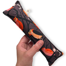 Load image into Gallery viewer, Rattle Catnip Kicker Toy - Halloween Owls in Trees