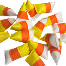 Load image into Gallery viewer, Candy Corn Kicker Toy - Catnip & Silvervine filled