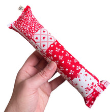 Load image into Gallery viewer, Catnip Kicker Log - Vintage Valentine Patchwork