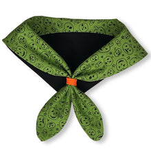 Load image into Gallery viewer, Cat Bandana - Green Pumpkin Toss