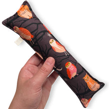 Load image into Gallery viewer, Rattle Catnip Kicker Toy - Halloween Owls in Trees