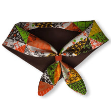 Load image into Gallery viewer, Cat Bandana - Vintage Patchwork