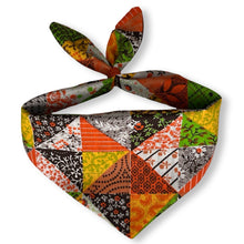 Load image into Gallery viewer, Cat Bandana - Vintage Patchwork