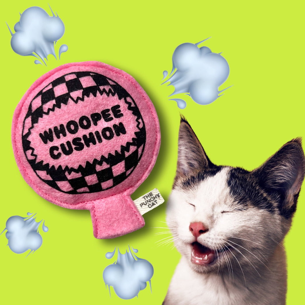 Catnip Whoopee Cushion