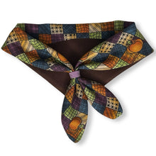 Load image into Gallery viewer, Cat Bandana - Vintage Patchwork Pumpkins