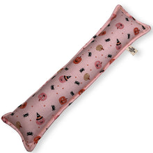 Load image into Gallery viewer, Rattle Catnip Kicker Toy - Pink Pumpkins & Spiders