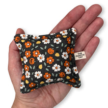 Load image into Gallery viewer, The Punchy Pillow - Charcoal Pumpkin Blossom