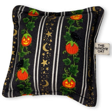 Load image into Gallery viewer, The Punchy Pillow - Pumpkin Patch Metallic on Charcoal