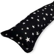 Load image into Gallery viewer, Rattle Catnip Kicker Toy - Black with White Stars