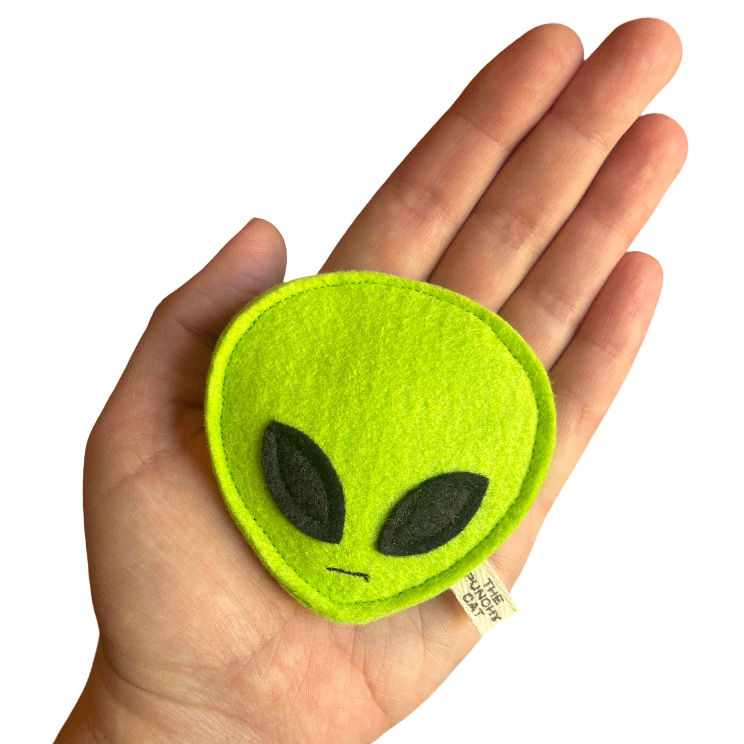 Catnip Green Alien Head – The Punchy Cat