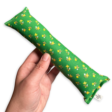 Load image into Gallery viewer, Catnip Kicker Log - Green Yellow Vintage Floral