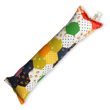 Load image into Gallery viewer, Catnip Kicker Log - Quilty Hexagon Patchwork