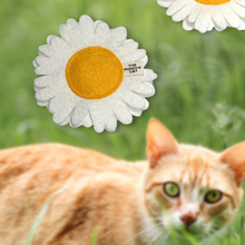 Load image into Gallery viewer, Daisy Cat Toy - Silvervine & Catnip Handmade Felt Toy