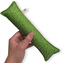 Load image into Gallery viewer, Rattle Catnip Kicker Toy - Pumpkin Toss Green
