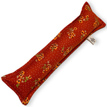 Load image into Gallery viewer, Rattle Catnip Kicker Toy - Vintage Rust Floral
