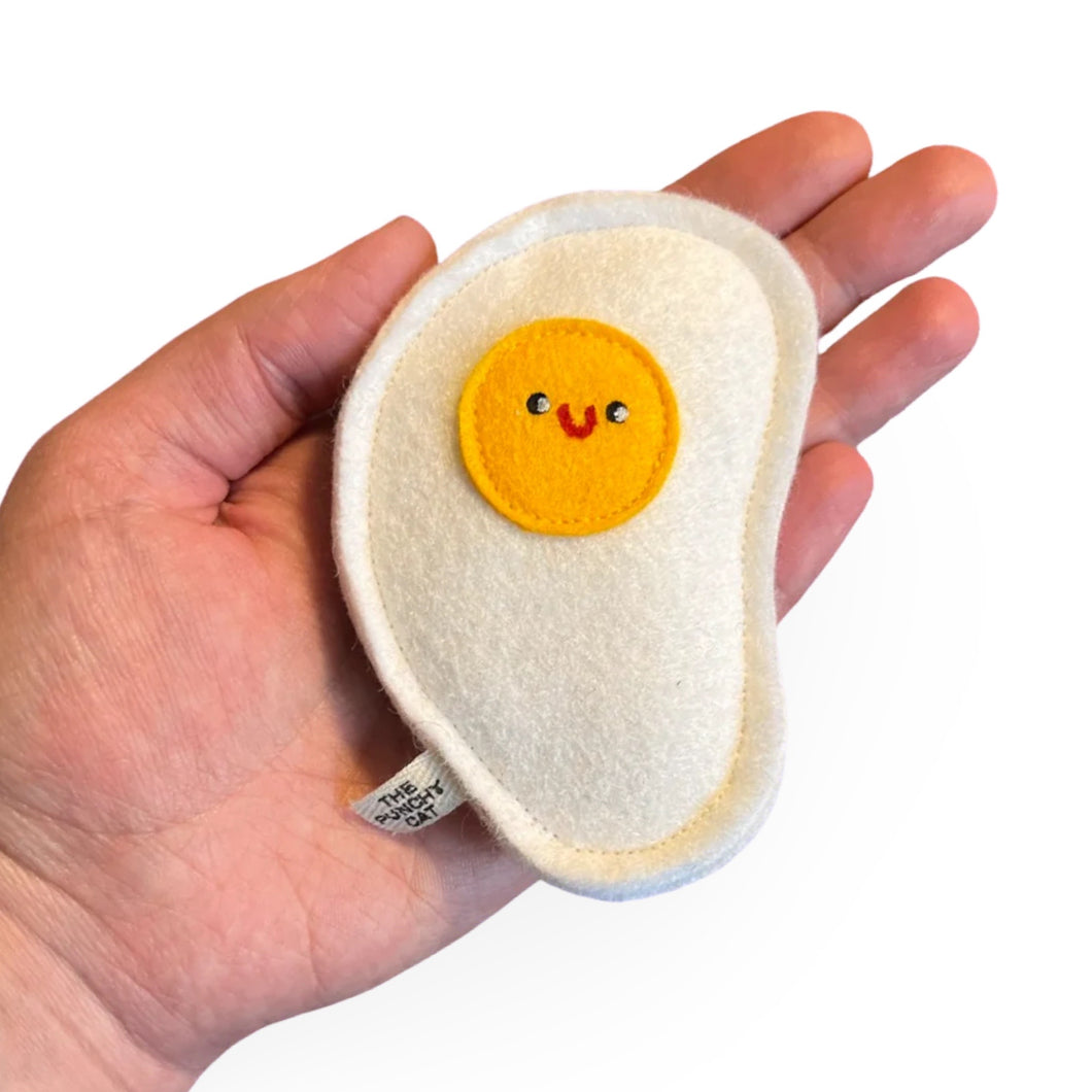 Fried Egg Catnip Toy