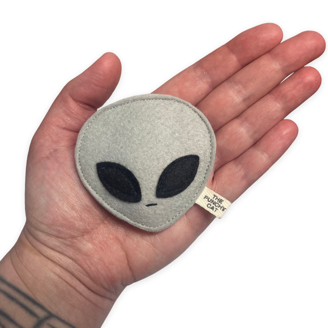 Catnip Grey Alien Head
