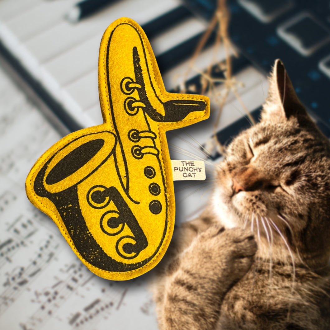 Saxophone Catnip Toy
