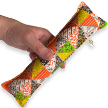 Load image into Gallery viewer, Rattle Catnip Kicker Toy - Vintage Patchwork
