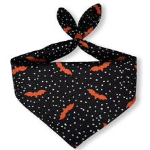 Load image into Gallery viewer, Cat Bandana - Bats &amp; Polkadots
