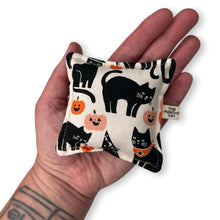 Load image into Gallery viewer, The Punchy Pillow - Glow in The Dark Halloween Cats
