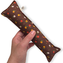 Load image into Gallery viewer, Rattle Catnip Kicker Toy - Vintage Brown Floral
