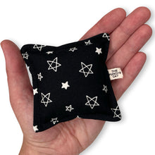 Load image into Gallery viewer, The Punchy Pillow - Sketchy Stars on Black

