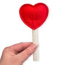Load image into Gallery viewer, Heart Lollipop - Catnip Valentine Toy
