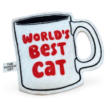 Load image into Gallery viewer, World’s Best Cat Coffee Mug Catnip Toy
