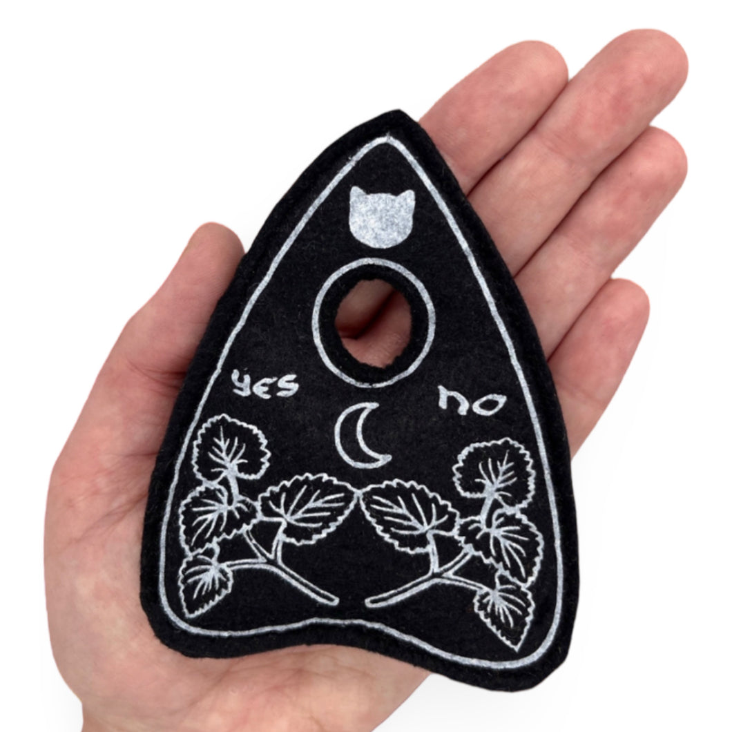 Catnip Planchette Toy - Black