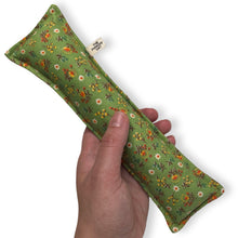 Load image into Gallery viewer, Rattle Catnip Kicker Toy - Sage Green Vintage Floral
