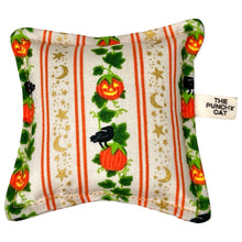 Load image into Gallery viewer, The Punchy Pillow -  Pumpkin Patch Metallic on Natural
