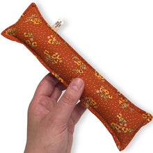 Load image into Gallery viewer, Rattle Catnip Kicker Toy - Vintage Rust Floral
