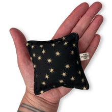 Load image into Gallery viewer, The Punchy Pillow - Beige Starburst on Black
