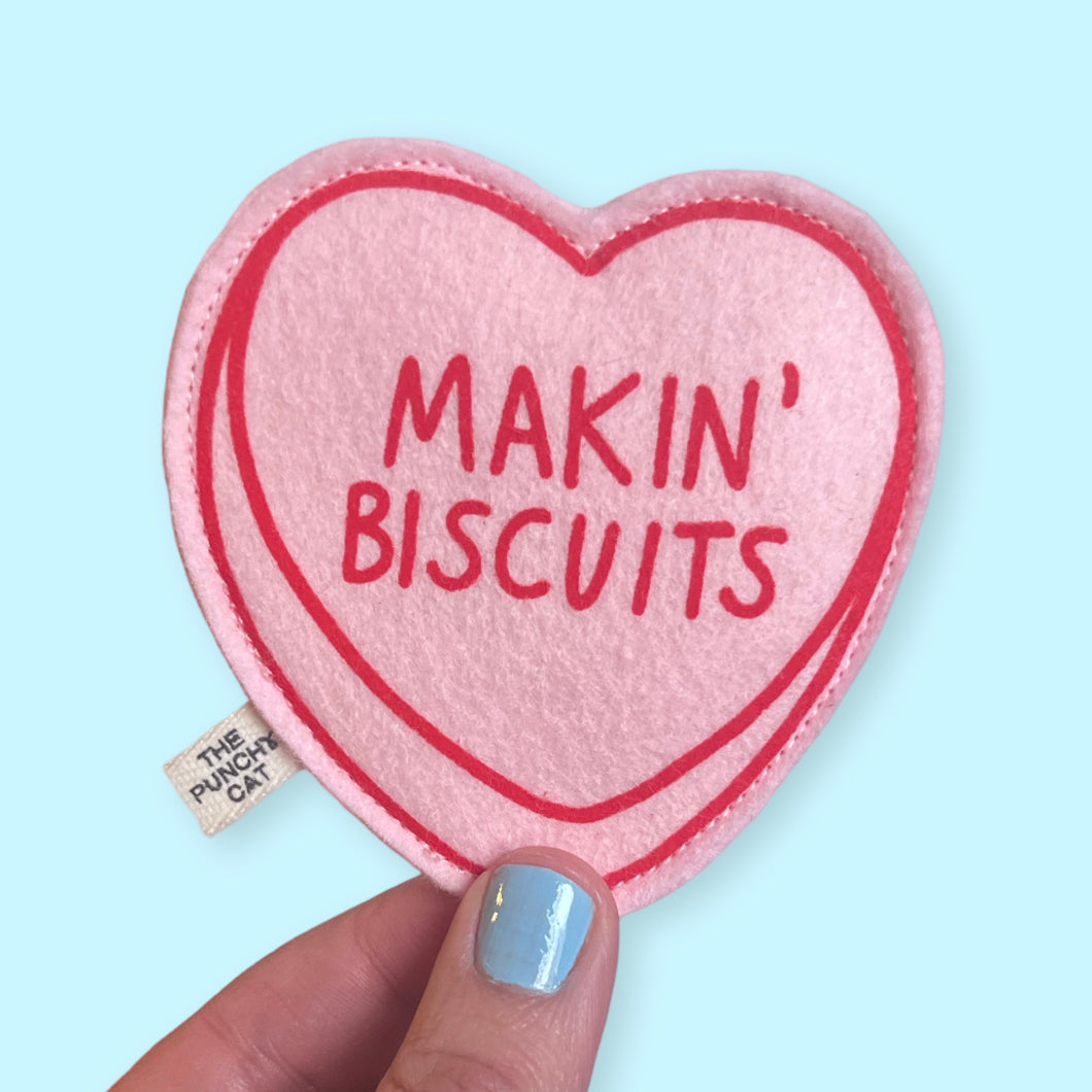 MAKIN' BISCUITS - Catnip Candy Heart Toy