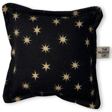 Load image into Gallery viewer, The Punchy Pillow - Beige Starburst on Black
