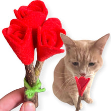 Load image into Gallery viewer, Silvervine Rose Bouquet Cat Toy(3pk)
