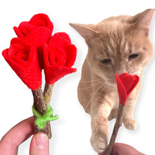 Load image into Gallery viewer, Silvervine Rose Bouquet Cat Toy(3pk)
