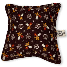 Load image into Gallery viewer, The Punchy Pillow - Vintage Brown &amp; Orange Floral
