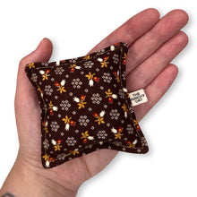 Load image into Gallery viewer, The Punchy Pillow - Vintage Brown &amp; Orange Floral

