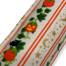 Load image into Gallery viewer, Rattle Catnip Kicker Toy - Pumpkin Patch Metallic on Natural
