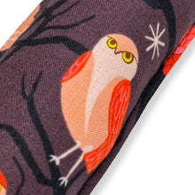 Load image into Gallery viewer, Rattle Catnip Kicker Toy - Halloween Owls in Trees
