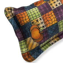 Load image into Gallery viewer, Rattle Catnip Kicker Toy - Vintage Patchwork Pumpkin
