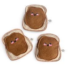 Load image into Gallery viewer, Catnip Peanut Butter Sandwich Toy
