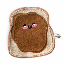 Load image into Gallery viewer, Catnip Peanut Butter Sandwich Toy
